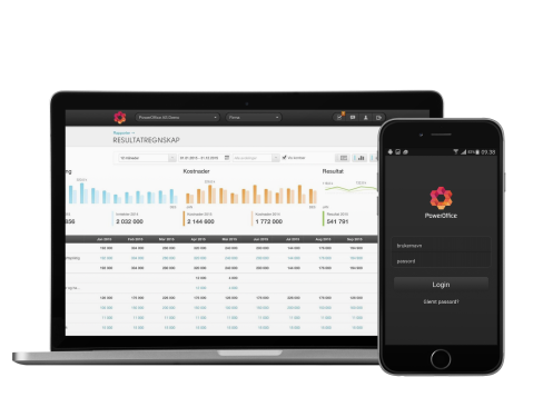 PowerOffice Go PC & mobil